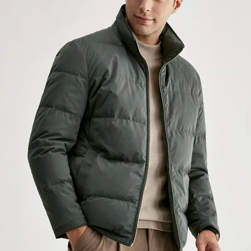 New White Duck Down Male Jackets Luxury Stand Collar Zipper Casual Winter Men's Coats Fashion Slim Fit Thicken Man Coats 3XL
New White Duck Down Male Jackets Luxury Stand Collar Zipper Casual Winter Men's Coats Fashion Slim Fit Thicken Man Coats 3XL