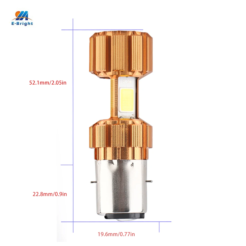 1pcs H4/P15D/BA20D 18W LED 3 COB Motorcycle Headlight Bulb 3000LM 6000K Hi/Lo Beam Light Car Accessories
1pcs H4/P15D/BA20D 18W LED 3 COB Motorcycle Headlight Bulb 3000LM 6000K Hi/Lo Beam Light Car Accessories