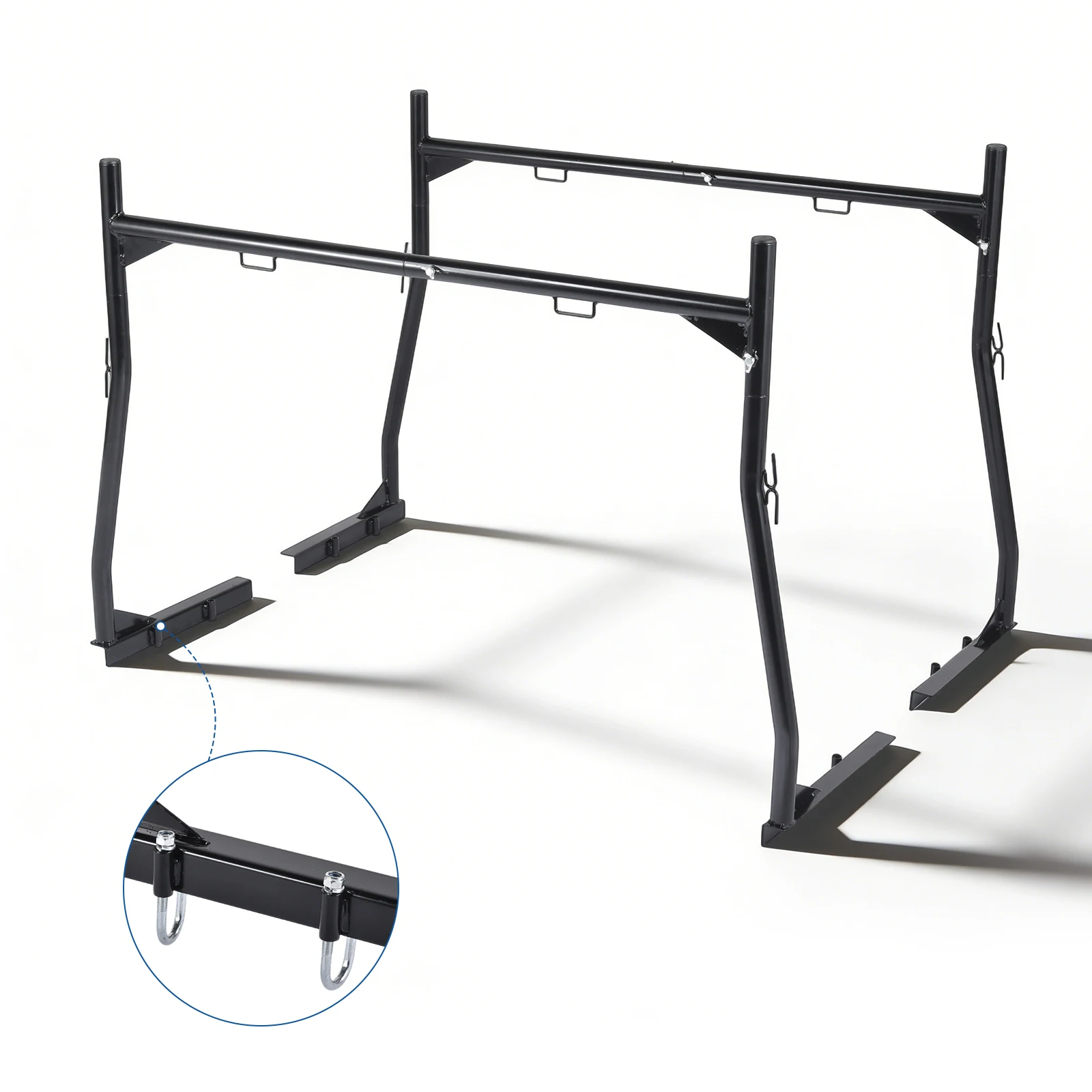 Ladder Rack for Truck | 49-74 In Adjustable Width | Extendable Universal Heavy Duty Cargo Rack with 800 LBS Load Capacity | for Canoes Surfboards Lumber Kayak Tents
Ladder Rack for Truck | 49-74 In Adjustable Width | Extendable Universal Heavy Duty Cargo Rack with 800 LBS Load Capacity | for Canoes Surfboards Lumber Kayak Tents