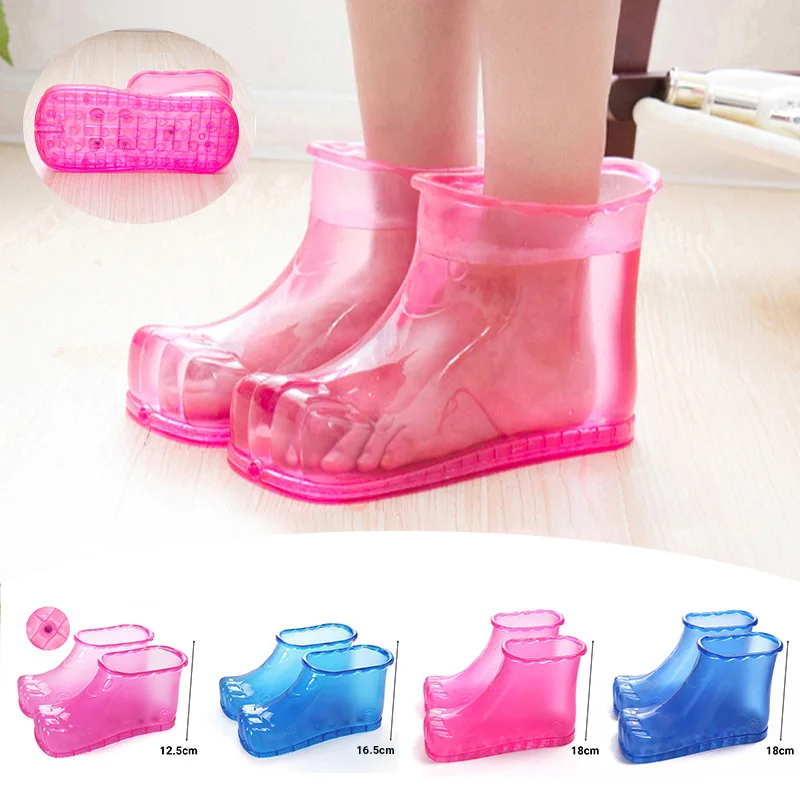 Women Wearable Foot Soaking Shoes Foot Soak Bath Therapy Massage Shoes PVC Foot Bath Basin Soaking Tub Relax SPA Durable
Women Wearable Foot Soaking Shoes Foot Soak Bath Therapy Massage Shoes PVC Foot Bath Basin Soaking Tub Relax SPA Durable