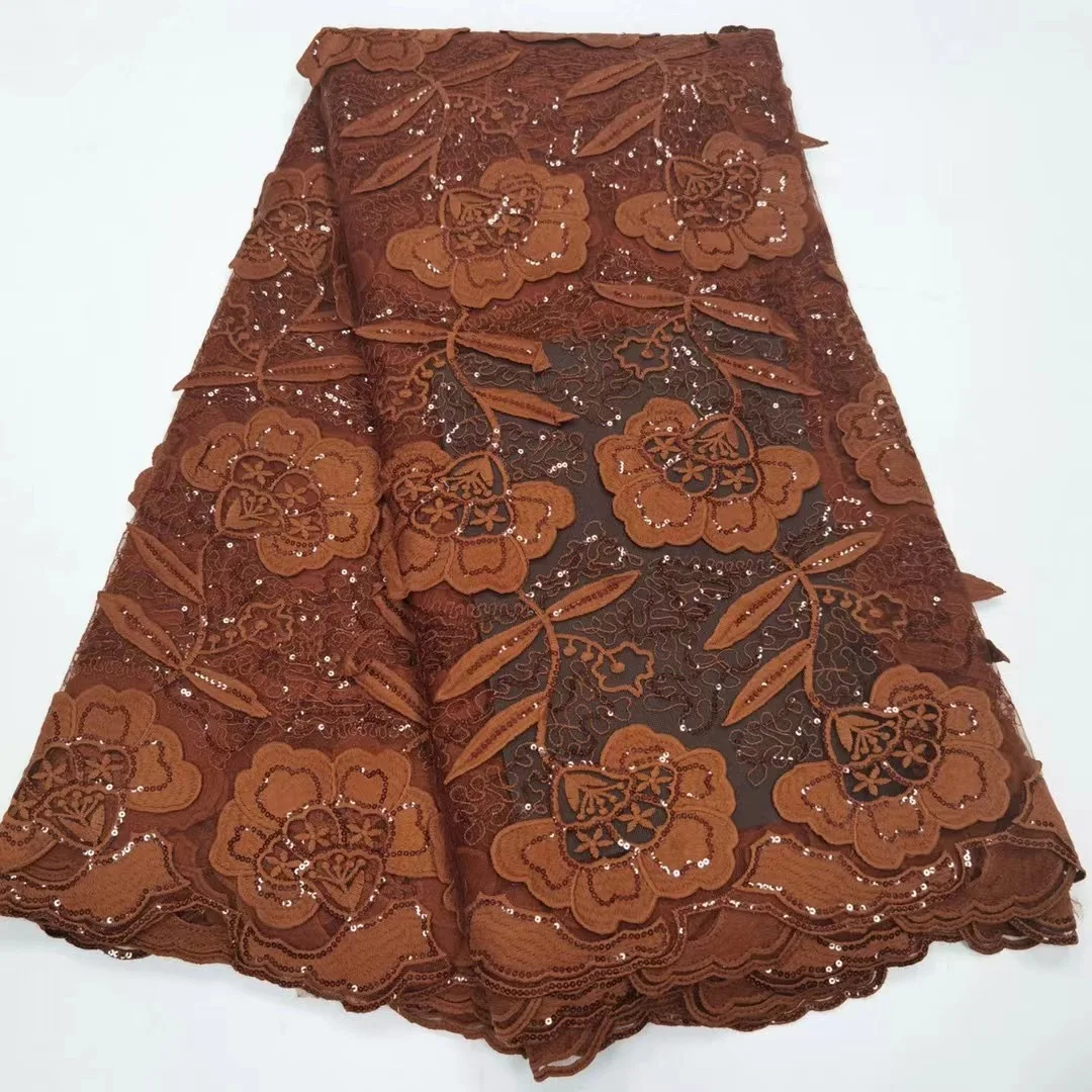 High Quality French Mesh Lace Fabric With Sequins Nigerian Lace Fabrics tulle fabric TS1056
High Quality French Mesh Lace Fabric With Sequins Nigerian Lace Fabrics tulle fabric TS1056
