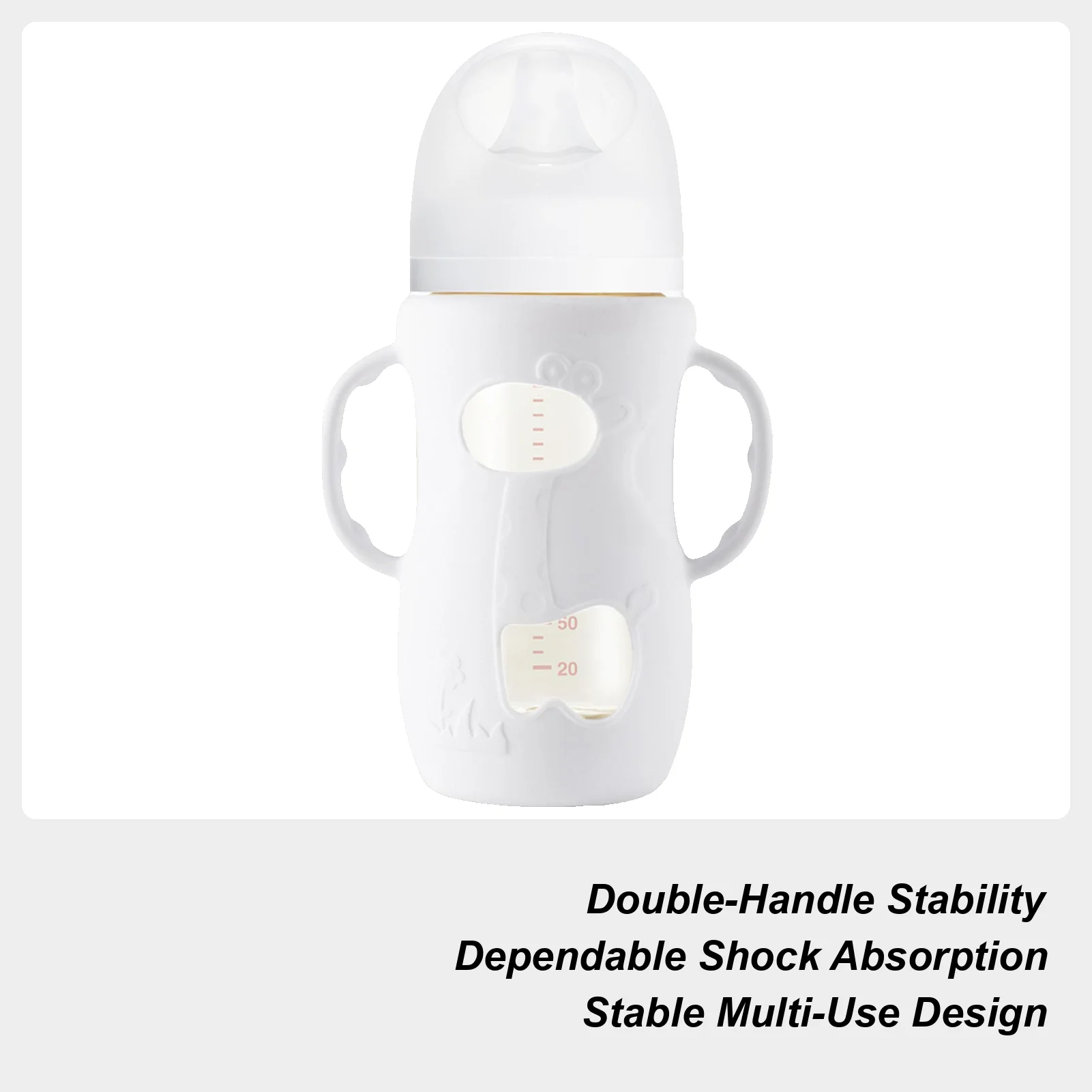 Silicone Sleeve for Baby Bottle Baby Bottle Silicone Sleeve with Double Handles Anti Breakage Protectors Easy to Grip
Silicone Sleeve for Baby Bottle Baby Bottle Silicone Sleeve with Double Handles Anti Breakage Protectors Easy to Grip