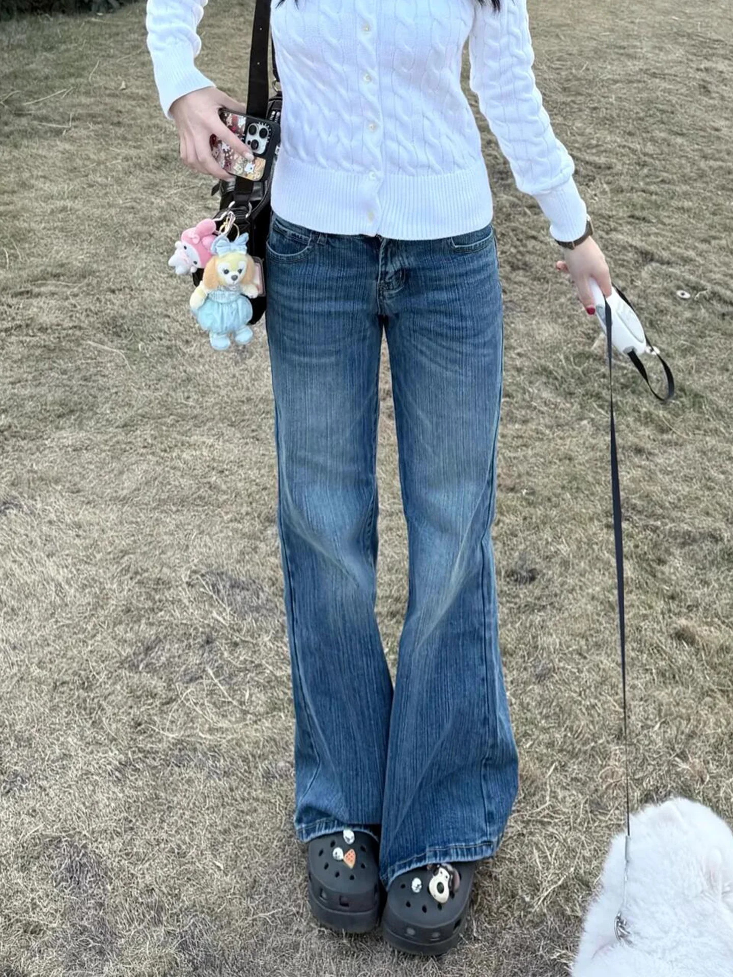 Deep Blue American Style Wide Leg Jeans Women's Slimming High Waist Straight Cut Casual Spring Summer New Arrival
Deep Blue American Style Wide Leg Jeans Women's Slimming High Waist Straight Cut Casual Spring Summer New Arrival