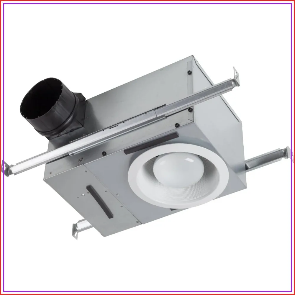70 CFM Recessed Light Ventilation Fan, 1.5 Sones, White, Easy Installation
70 CFM Recessed Light Ventilation Fan, 1.5 Sones, White, Easy Installation