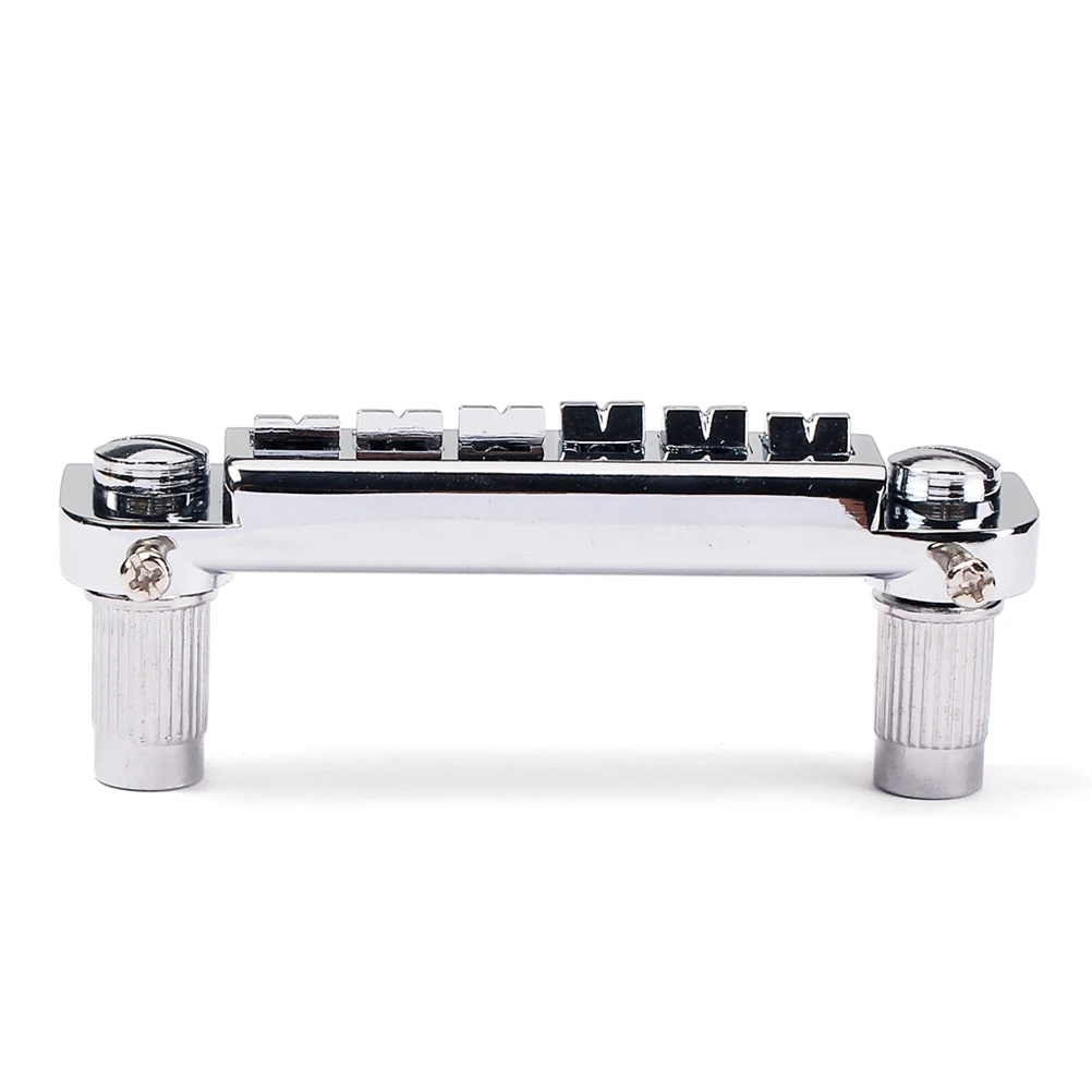 Wraparound Roller Bridge Saddle Tailpiece for Style Electric Guitar Replacement Parts Accessories (Silver)
Wraparound Roller Bridge Saddle Tailpiece for Style Electric Guitar Replacement Parts Accessories (Silver)