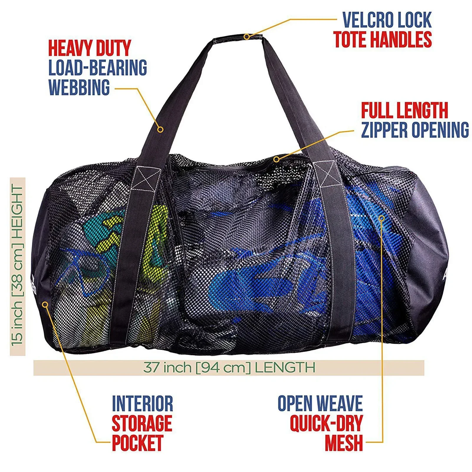 Surfing Swiming Multifunctional Bag Snorkeling Foldable Mesh Tote Portable Nylon Outdoor Scuba Diving Large Beach Storage Bag
Surfing Swiming Multifunctional Bag Snorkeling Foldable Mesh Tote Portable Nylon Outdoor Scuba Diving Large Beach Storage Bag