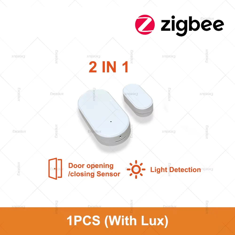 2 In 1 Zigbee Door Window Sensor With Lux Light/Vibration Sensor Home Security Alarm Door Detector Support Home Assistant Z2M
2 In 1 Zigbee Door Window Sensor With Lux Light/Vibration Sensor Home Security Alarm Door Detector Support Home Assistant Z2M