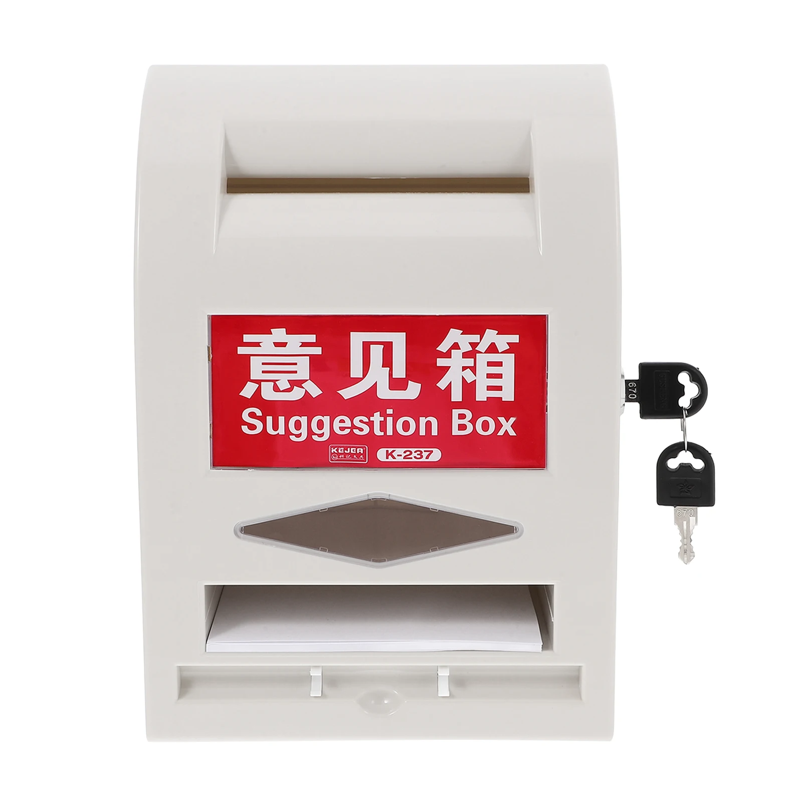 Wall Mount Mailbox with Lock Durable Plastic Waterproof Letters Newspapers Magazines Outdoor Use Secure Key Feature Space Saver
Wall Mount Mailbox with Lock Durable Plastic Waterproof Letters Newspapers Magazines Outdoor Use Secure Key Feature Space Saver