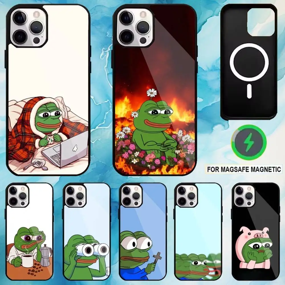 Sad Frog Pepe Funny Cute Phone Case For iPhone17,16,15,14,13,12,11 Plus,Pro Max Magnetic For Magsafe Wireless Charging
Sad Frog Pepe Funny Cute Phone Case For iPhone17,16,15,14,13,12,11 Plus,Pro Max Magnetic For Magsafe Wireless Charging
