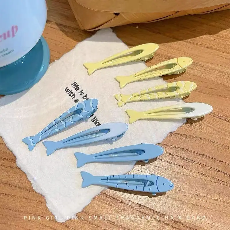 4 шт./компл., милая простая заколка для волос с синей и желтой рыбкой для женщин, элегантная боковая заколка, модная заколка для девочек, аксессуары для волос
4 шт./компл., милая простая заколка для волос с синей и желтой рыбкой для женщин, элегантная боковая заколка, модная заколка для девочек, аксессуары для волос