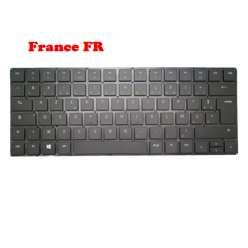 GR/SP/US/UK Keyboard For RAZER Blade 15 Advanced 2020 RZ09-0330 RZ09-03304 RZ09-03305 RZ09-03304E42 RZ09-03305E53 RZ09-03305E43
GR/SP/US/UK Keyboard For RAZER Blade 15 Advanced 2020 RZ09-0330 RZ09-03304 RZ09-03305 RZ09-03304E42 RZ09-03305E53 RZ09-03305E43