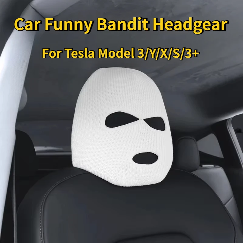 Чехол на автомобильное сиденье, подголовник для Tesla Model 3/Y/X/S, забавный головной убор Bandit, уличные шутки, украшение Sentinel, шляпа, автомобильные аксессуары 2025
Чехол на автомобильное сиденье, подголовник для Tesla Model 3/Y/X/S, забавный головной убор Bandit, уличные шутки, украшение Sentinel, шляпа, автомобильные аксессуары 2025