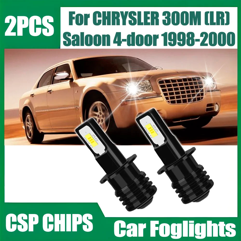 2PCS 3570 CSP Chips Front Fog Light 90W Fog Lamps 6000K White Plug and Play For CHRYSLER 300M (LR) Saloon 4-door 1998 1999 2000
2PCS 3570 CSP Chips Front Fog Light 90W Fog Lamps 6000K White Plug and Play For CHRYSLER 300M (LR) Saloon 4-door 1998 1999 2000