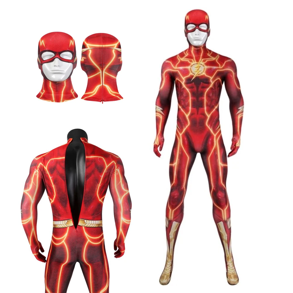Flash Barry Косплей Аллен Одежда 3D Печать Красный Облегающий Зентаи Комбинезон Маска Хэллоуин Карнавал Взрослый Мужская Одежда
Flash Barry Косплей Аллен Одежда 3D Печать Красный Облегающий Зентаи Комбинезон Маска Хэллоуин Карнавал Взрослый Мужская Одежда