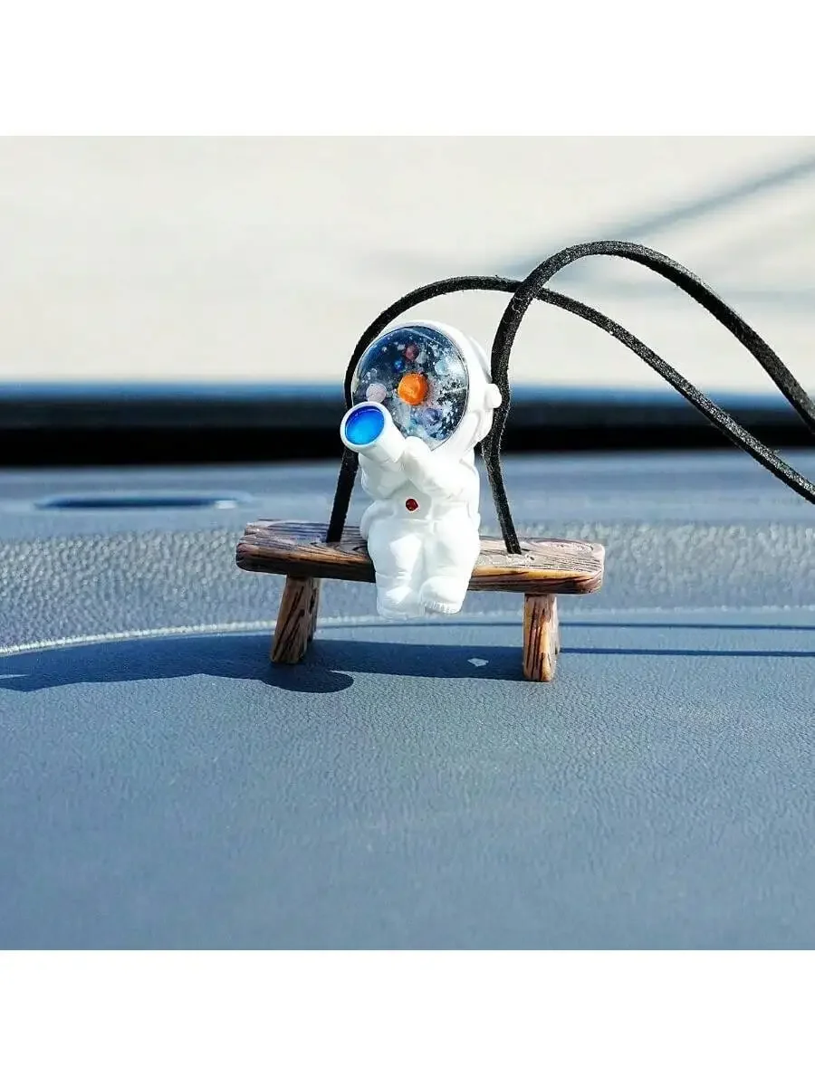 Swinging Astronaut Car Rearview Mirror Hanging Ornament White Resin Decor
Swinging Astronaut Car Rearview Mirror Hanging Ornament White Resin Decor