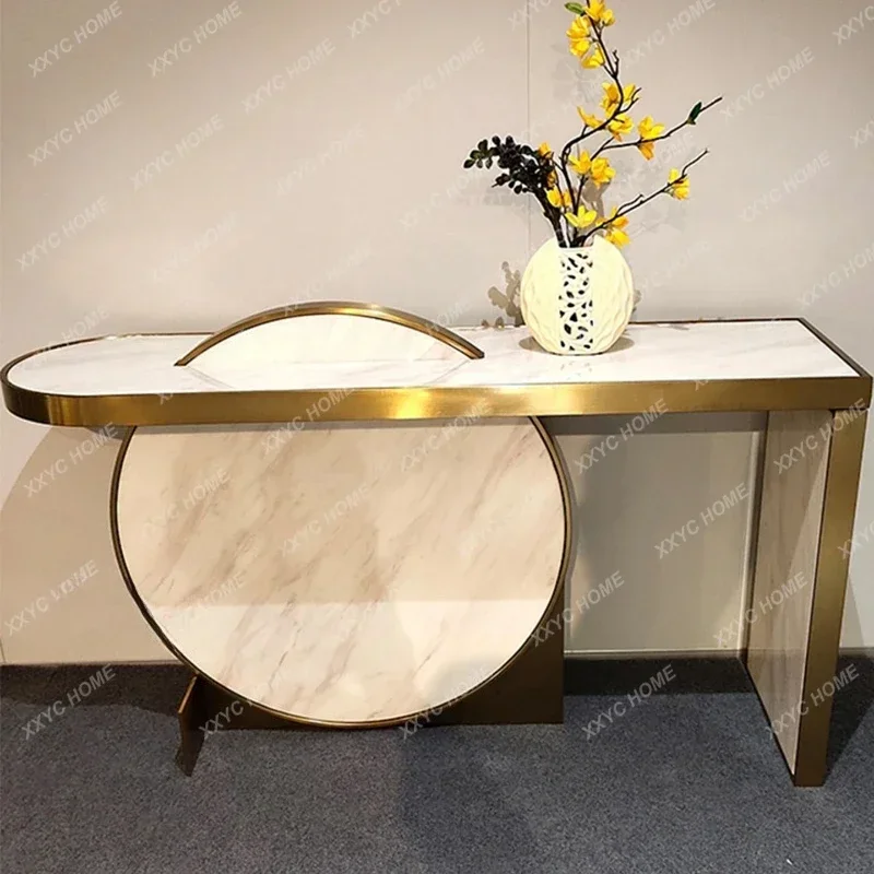 A Modern villa living room gold against the wall stainless steel entrance
A Modern villa living room gold against the wall stainless steel entrance