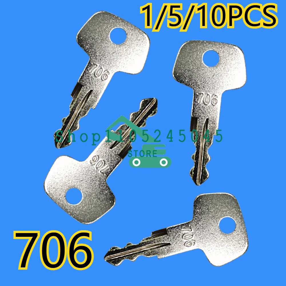 1/5/10 PCS 706 Ignition Starter Keys for Liebherr Excavator Fuel Cap Fuel Cap Key
1/5/10 PCS 706 Ignition Starter Keys for Liebherr Excavator Fuel Cap Fuel Cap Key