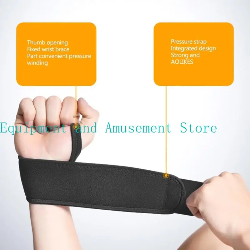 652F Wrist and Thumb Support Breathable Adjustable Elastic Wrist Brace Wrist Compression Wrap Sports Wrist Guard for Fitness
652F Wrist and Thumb Support Breathable Adjustable Elastic Wrist Brace Wrist Compression Wrap Sports Wrist Guard for Fitness