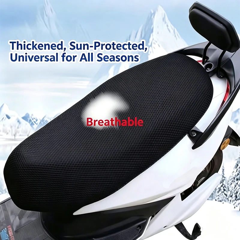1pc Breathable Summer Cool 3D Mesh Motorcycle Moped Motorbike Scooter Seat Covers Cushion Anti-Slip Cover Grid Protection Pad
1pc Breathable Summer Cool 3D Mesh Motorcycle Moped Motorbike Scooter Seat Covers Cushion Anti-Slip Cover Grid Protection Pad
