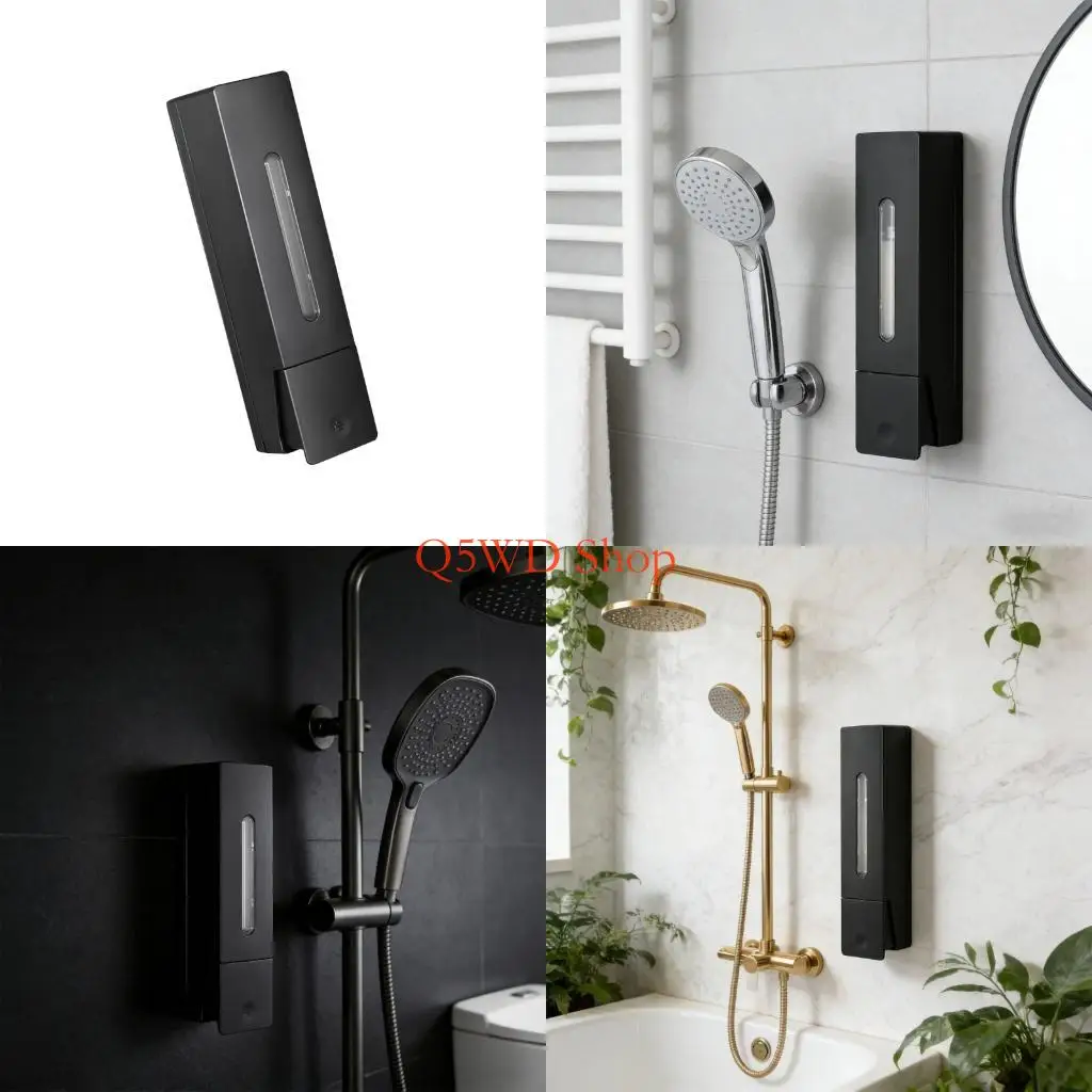 Q5WD Useful Wall Mounted Shampoo Dispenser 400ml For Bathroom Featuring Pump Neat Design
Q5WD Useful Wall Mounted Shampoo Dispenser 400ml For Bathroom Featuring Pump Neat Design