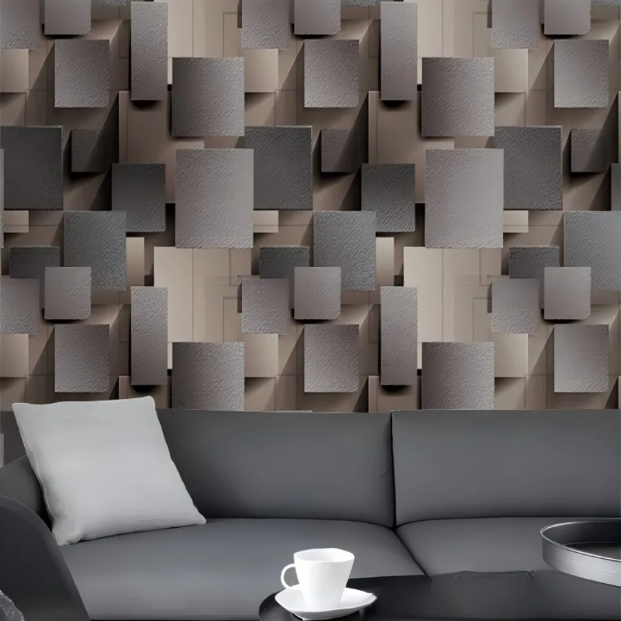 Modern 3D Geometric Suede Wallpaper Self-adhesive Wall Covering Living Room TV Background Wall Decor Peel and Stick Wallpaper
Modern 3D Geometric Suede Wallpaper Self-adhesive Wall Covering Living Room TV Background Wall Decor Peel and Stick Wallpaper