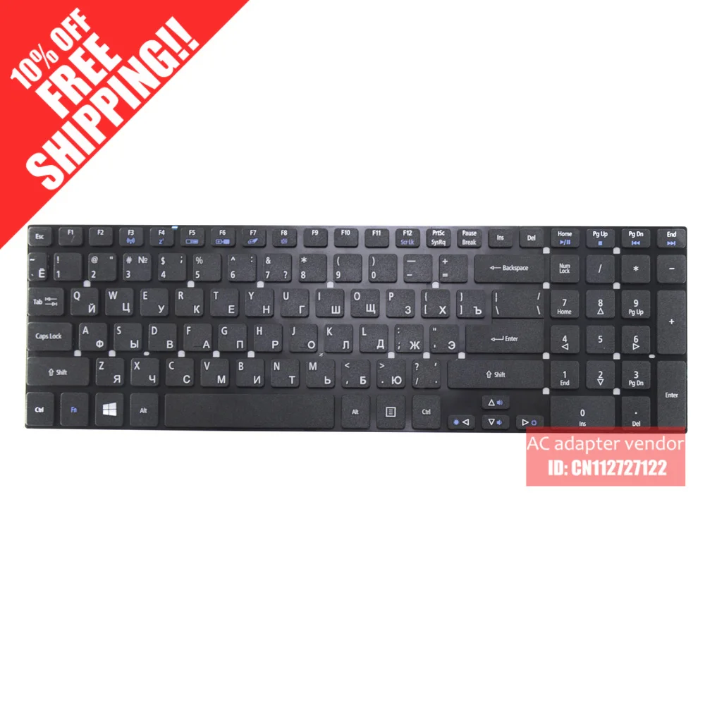 RU Russian FOR ACER 5755G 5830T 5830TG E1 570 V3 -571G 551 771G 551P laptop keyboard
RU Russian FOR ACER 5755G 5830T 5830TG E1 570 V3 -571G 551 771G 551P laptop keyboard