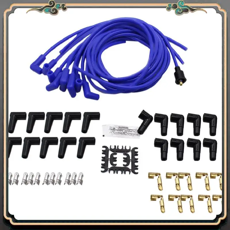 M45K-Spark Plug Wires Spiral Core 8Mm Blue 90 Degree Spark Plug Sheath Universal Wire Set
M45K-Spark Plug Wires Spiral Core 8Mm Blue 90 Degree Spark Plug Sheath Universal Wire Set