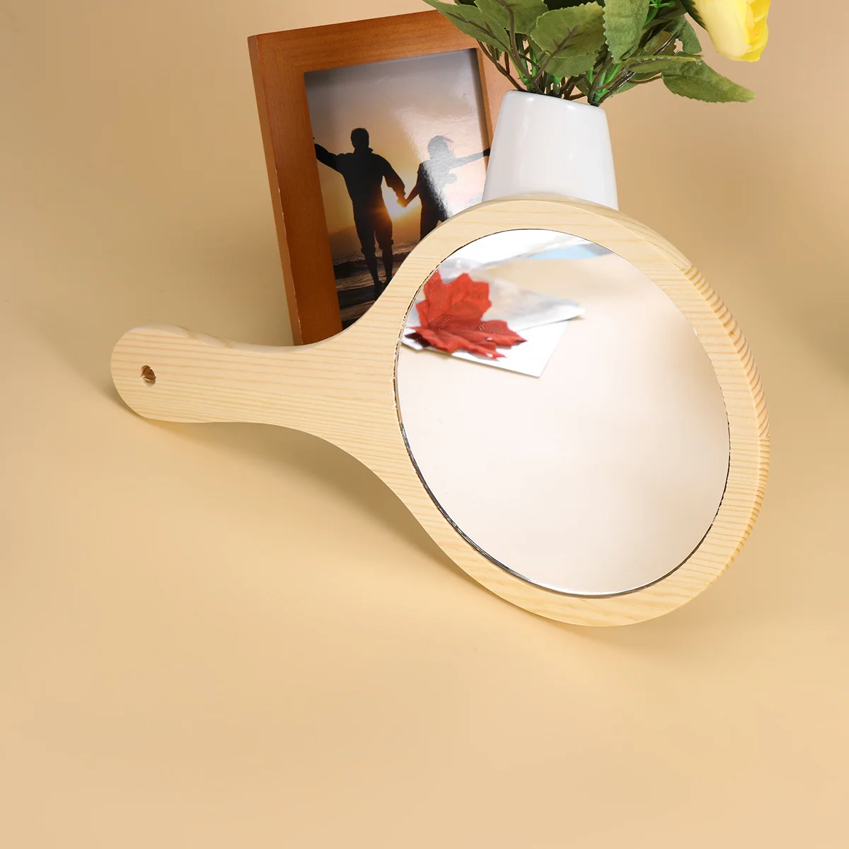 1PC Handheld Mirror Wooden Frame Mirror Makeup Mirror for Women Girls Wood Color wood mirror
1PC Handheld Mirror Wooden Frame Mirror Makeup Mirror for Women Girls Wood Color wood mirror