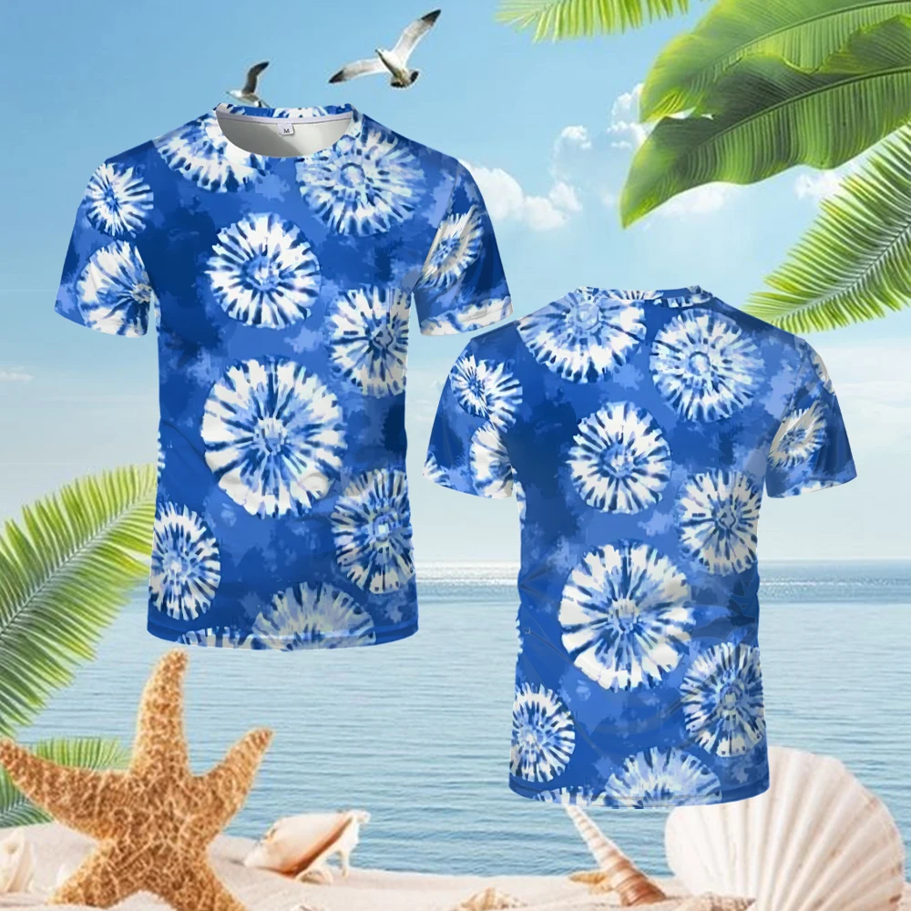 Tie-dye 3D Print Men's T-shirt Street Fashion Casual Harajuku O-Neck Tops Summer Cool Breathable Quick-drying Short Sleeve Tees
Tie-dye 3D Print Men's T-shirt Street Fashion Casual Harajuku O-Neck Tops Summer Cool Breathable Quick-drying Short Sleeve Tees