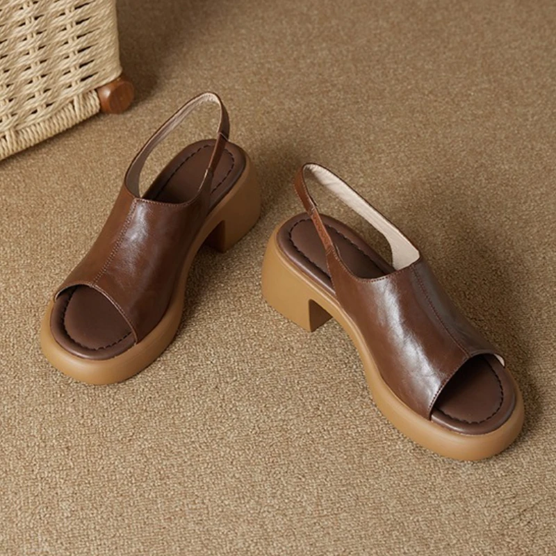 High Heels Women Retro Sandals Sexy Heeled Shoes 2025 New Fashion Chunky Pumps Summer Trend Elegant Slingback Sandalias De Mujer
High Heels Women Retro Sandals Sexy Heeled Shoes 2025 New Fashion Chunky Pumps Summer Trend Elegant Slingback Sandalias De Mujer