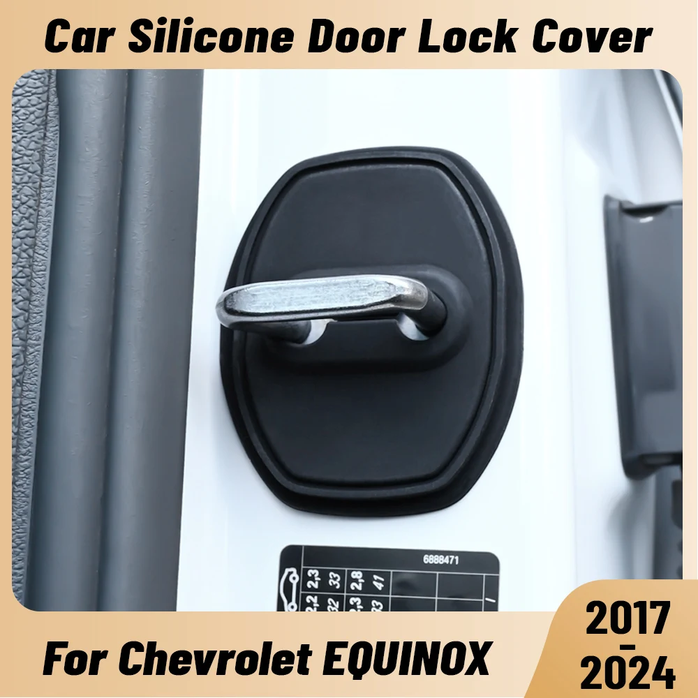 For Chevrolet EQUINOX 2017-2024 Car Door Shock Absorber Door Lock Protector Silicone Auto Door Lock Latches Cover Accessories
For Chevrolet EQUINOX 2017-2024 Car Door Shock Absorber Door Lock Protector Silicone Auto Door Lock Latches Cover Accessories