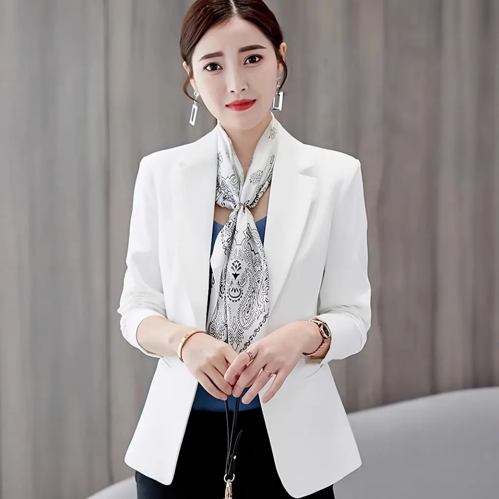 Women's Small Slim Suit Spring Fall New Style Elegant Versatile Long-Sleeved Korean Short Jacket
Women's Small Slim Suit Spring Fall New Style Elegant Versatile Long-Sleeved Korean Short Jacket
