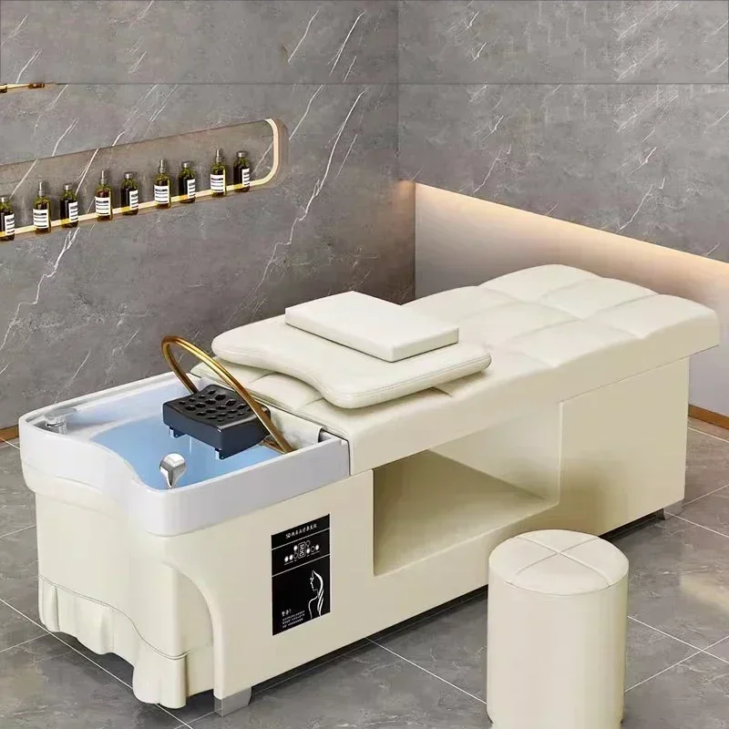 Water Circulation Shampo Chair Therapy Comfort Shower Head Massage Hair Wash Bed Lounge Silla Peluqueria Furniture MQ50SC
Water Circulation Shampo Chair Therapy Comfort Shower Head Massage Hair Wash Bed Lounge Silla Peluqueria Furniture MQ50SC
