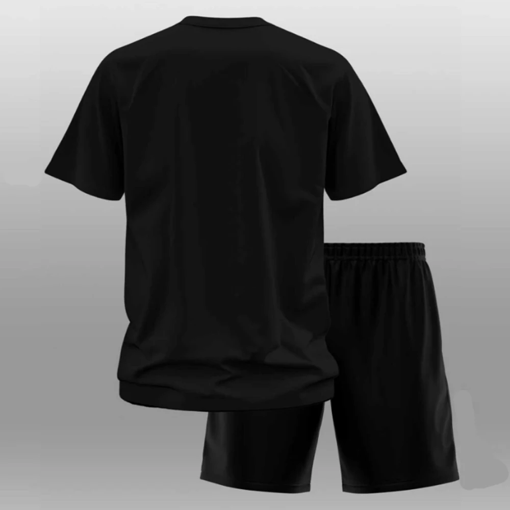 2pcs Men's Casual Suit, Quick Dry Short T-Shirt Drawstring Shorts Set, Summer Tracksuit, 3 Colors Available, for Daily Wear
2pcs Men's Casual Suit, Quick Dry Short T-Shirt Drawstring Shorts Set, Summer Tracksuit, 3 Colors Available, for Daily Wear