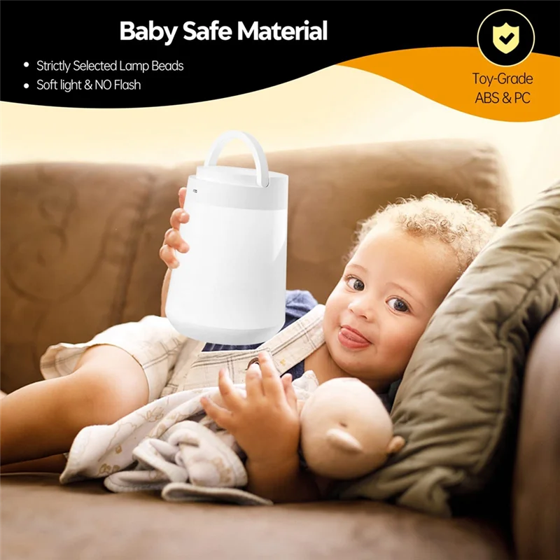 A07F-Night Light For Kids, LED Touch Sensor Baby Night Light For Breastfeeding And Sleep Aid, Stepless Dimming Nursery Lamp
A07F-Night Light For Kids, LED Touch Sensor Baby Night Light For Breastfeeding And Sleep Aid, Stepless Dimming Nursery Lamp