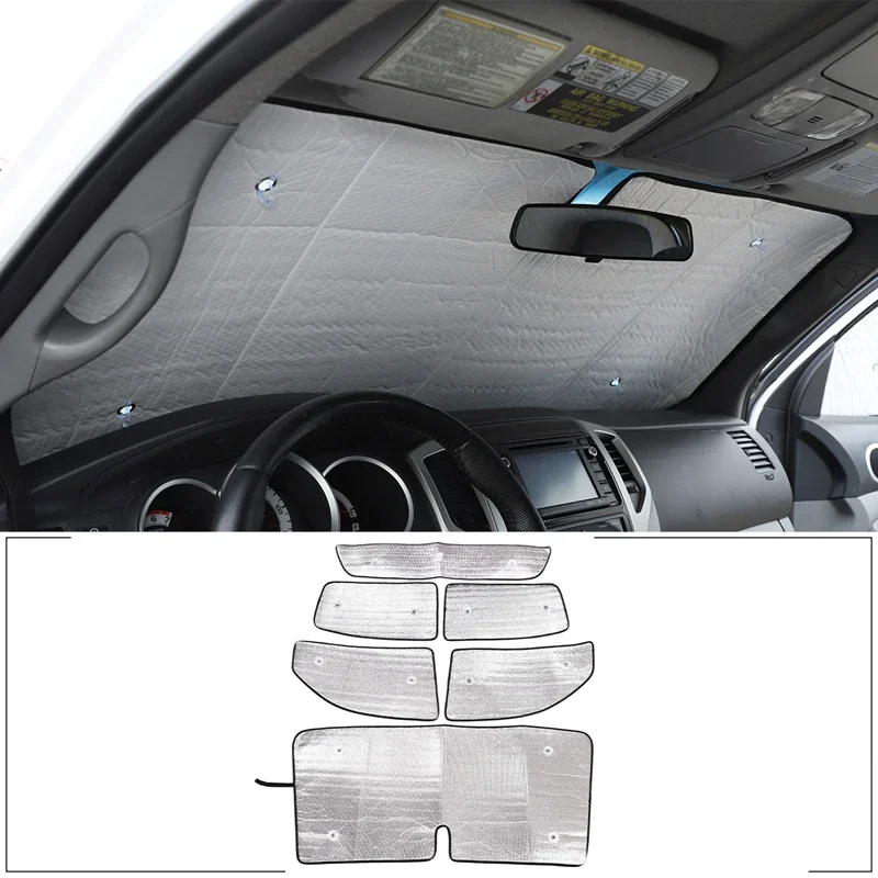 For Toyota Tacoma 2007-2022 aluminum foil car front windshield full window glass anti-UV sunshade car protection accessories
For Toyota Tacoma 2007-2022 aluminum foil car front windshield full window glass anti-UV sunshade car protection accessories