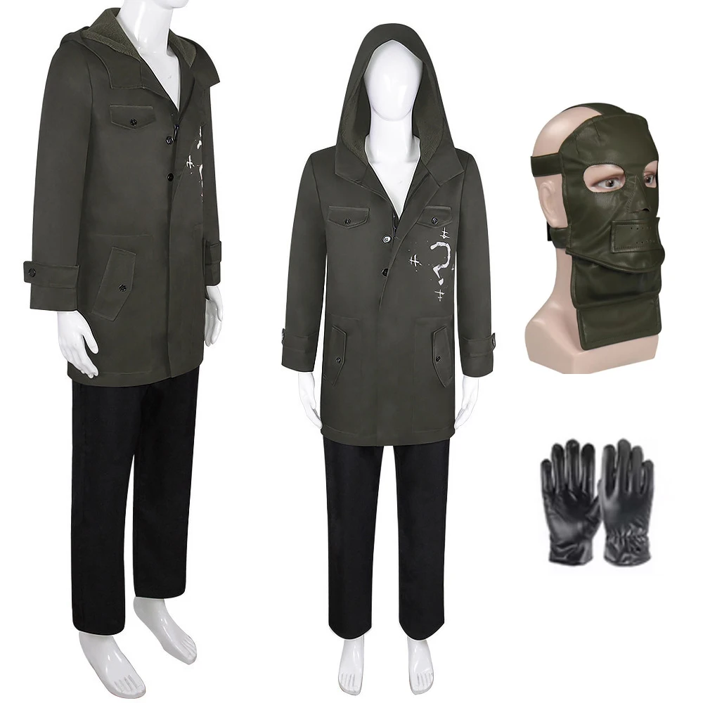 Movie Nygma Cosplay Costume Full Sets Dark Green Uniform for Adult Outfit Halloween Carnival Party Performance Clothes Roleplay
Movie Nygma Cosplay Costume Full Sets Dark Green Uniform for Adult Outfit Halloween Carnival Party Performance Clothes Roleplay