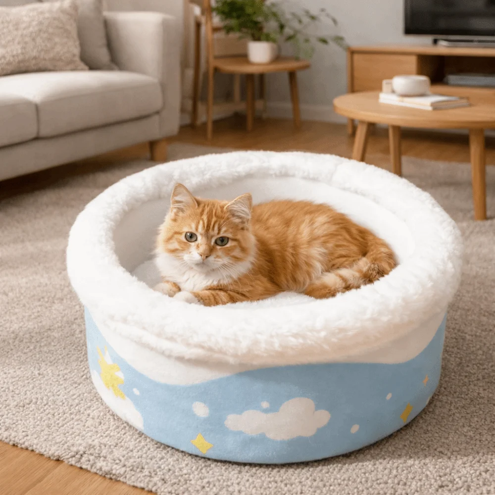Cat Bed Cave Warm Bathtub Cat Bed Thicken Round Cat Sleeping Bag Comfortable Soft Plush Pet Nest Winter
Cat Bed Cave Warm Bathtub Cat Bed Thicken Round Cat Sleeping Bag Comfortable Soft Plush Pet Nest Winter