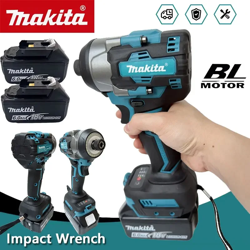 Makita 500Nm Impact Wrench Brushless Cordless 18V High Torque Electric Tool for Steel Construction & Large Equipment Repair
Makita 500Nm Impact Wrench Brushless Cordless 18V High Torque Electric Tool for Steel Construction & Large Equipment Repair