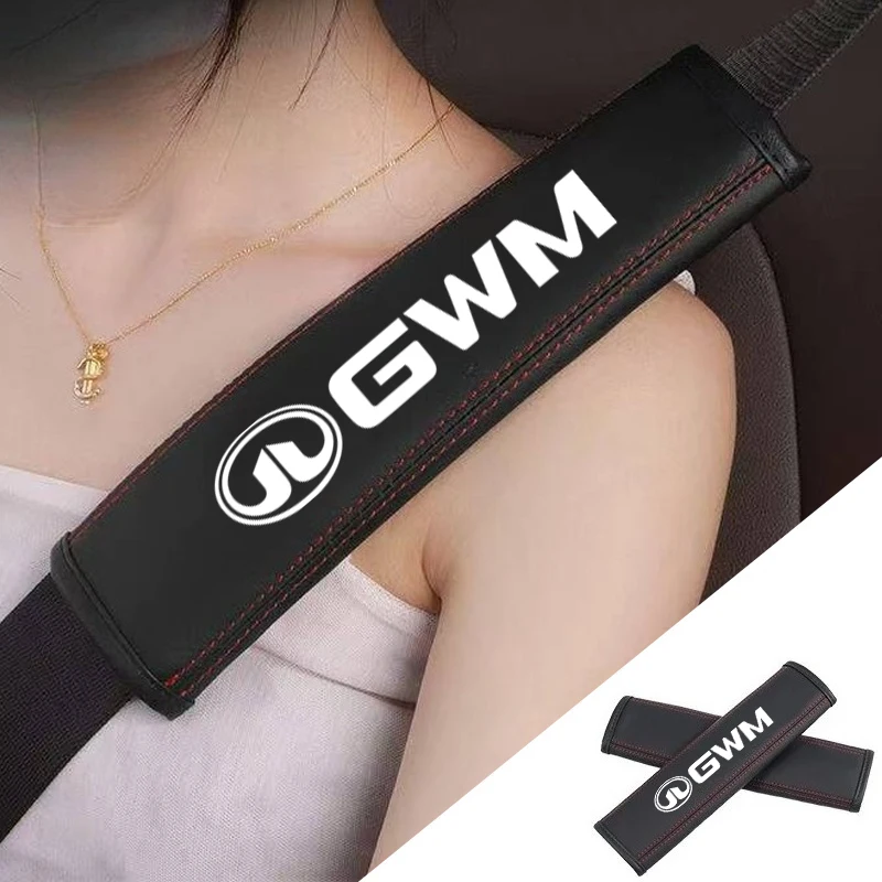 2pcs Car seat belt Nappa leather Shoulder Protector Safety Belt accessories interior For GWM Haval Jolion Big Dog TANK Poer ORA
2pcs Car seat belt Nappa leather Shoulder Protector Safety Belt accessories interior For GWM Haval Jolion Big Dog TANK Poer ORA