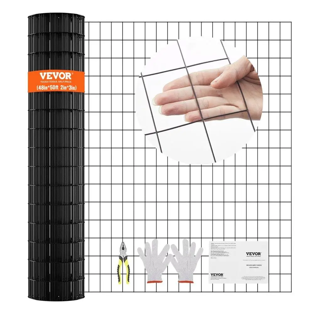 Galvanized Wire Mesh Roll 48x50ft 16 Gauge Vinyl Coated for chicken Wire Fence for chicken Coop Rabbit Snake Poultry Enclosure
Galvanized Wire Mesh Roll 48x50ft 16 Gauge Vinyl Coated for chicken Wire Fence for chicken Coop Rabbit Snake Poultry Enclosure