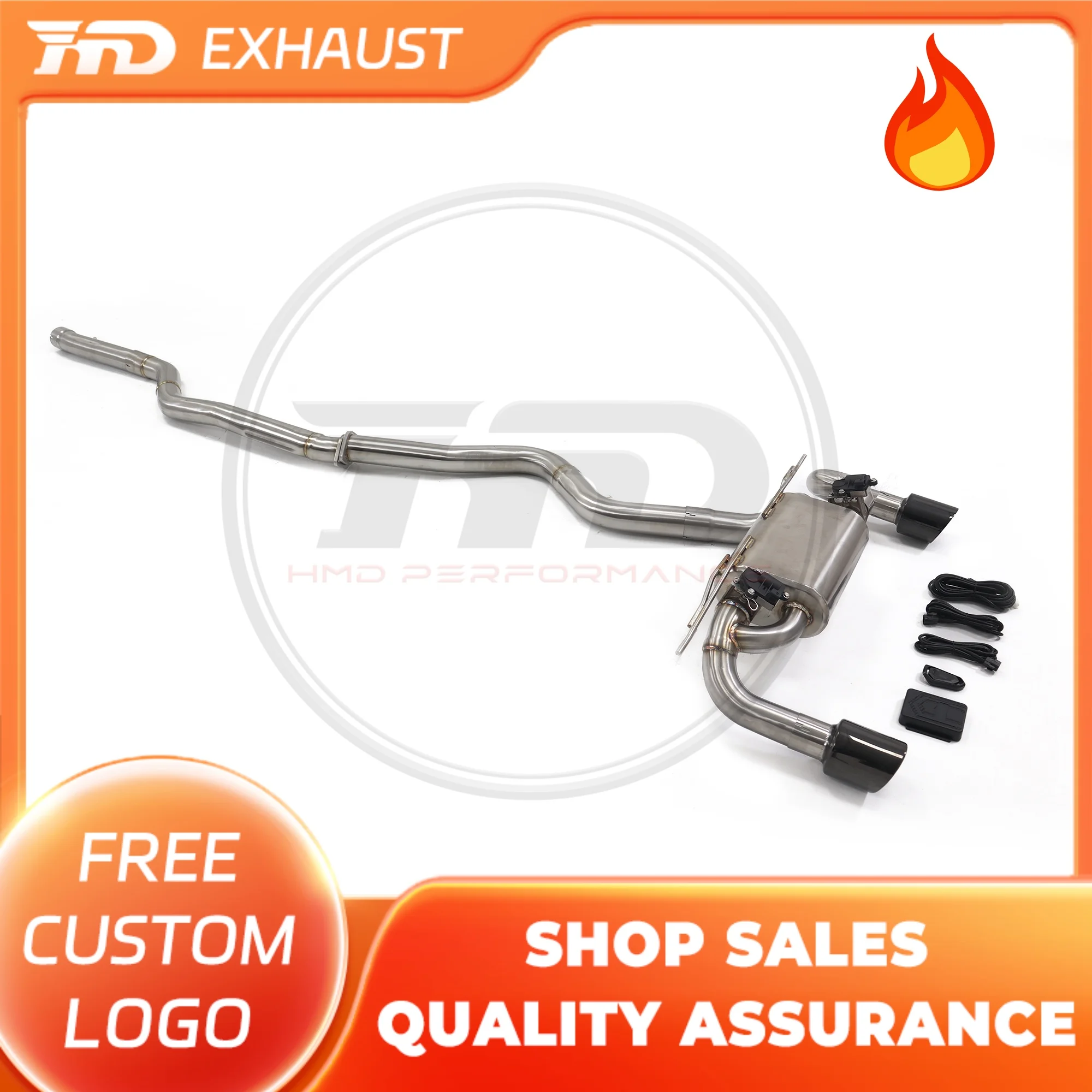 HMD Hot sale Stainless Steel Exhaust System Catback For BMW M240i F22 F23 B58 Engine 3.0T 2014-2018 Muffler With Valve
HMD Hot sale Stainless Steel Exhaust System Catback For BMW M240i F22 F23 B58 Engine 3.0T 2014-2018 Muffler With Valve