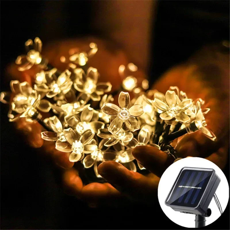 Cherry Blossom Solar String Lights Sakura LED Lights Holiday Wedding Party Garden Outdoor House Rosebush Christmas Decoration
Cherry Blossom Solar String Lights Sakura LED Lights Holiday Wedding Party Garden Outdoor House Rosebush Christmas Decoration