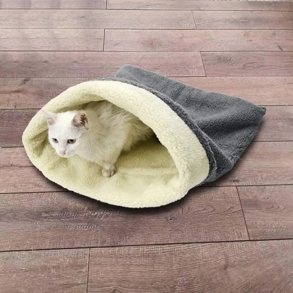 Pet cat sleeping bag, enclosed pet nest, cat house for deep sleep, dog house, internet-famous style, winter warm and cute cat ho
Pet cat sleeping bag, enclosed pet nest, cat house for deep sleep, dog house, internet-famous style, winter warm and cute cat ho