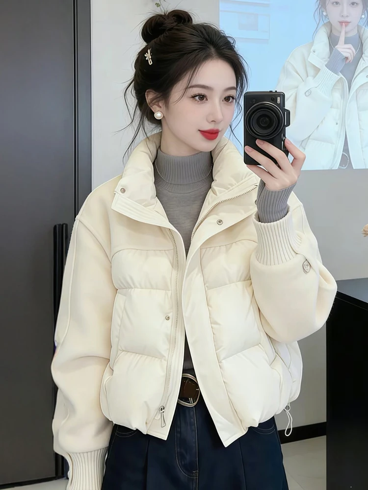 Thiened Fce ort down Jaet Women's Winter Daily Wear Small Size Long Sve Cotton Coat Warm Commute Sle Korean Loo...
Thiened Fce ort down Jaet Women's Winter Daily Wear Small Size Long Sve Cotton Coat Warm Commute Sle Korean Loo...
