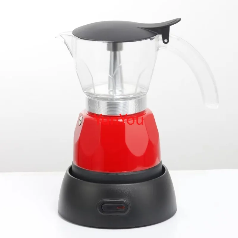 Household Transparent Electric Mocha Pot Aluminum Mocha Pot Coffee Maker Simple and Portable Coffee Pot
Household Transparent Electric Mocha Pot Aluminum Mocha Pot Coffee Maker Simple and Portable Coffee Pot