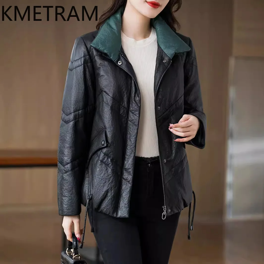 KMETRAM Genuine Sheepskin Down Jackets Women Korean Style Short Coat Warm Winter Puffer Jacket Premium Woman Clothing 2026 경량패딩
KMETRAM Genuine Sheepskin Down Jackets Women Korean Style Short Coat Warm Winter Puffer Jacket Premium Woman Clothing 2026 경량패딩