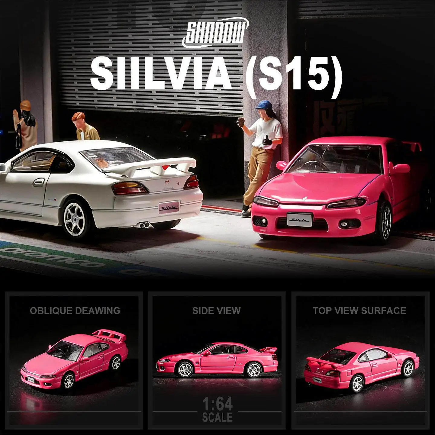 DCT/SHADOW 1:64 Nissan Silvia S15 Series Car Alloy Toys Motor Vehicle Diecast Metal Model
DCT/SHADOW 1:64 Nissan Silvia S15 Series Car Alloy Toys Motor Vehicle Diecast Metal Model