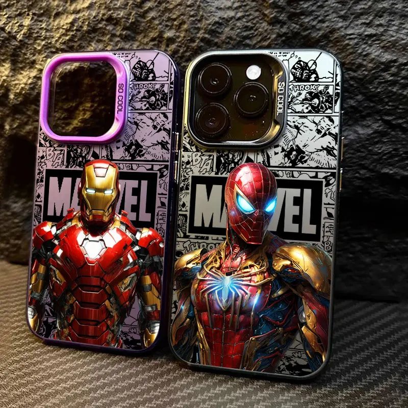 Marvel Ironman Spiderman Phone Case For iPhone 11 12 13 14 15 16 17 Pro Max 16e 17E 17 Air Plus 13 Mini Shockproof Fundas Cover
Marvel Ironman Spiderman Phone Case For iPhone 11 12 13 14 15 16 17 Pro Max 16e 17E 17 Air Plus 13 Mini Shockproof Fundas Cover