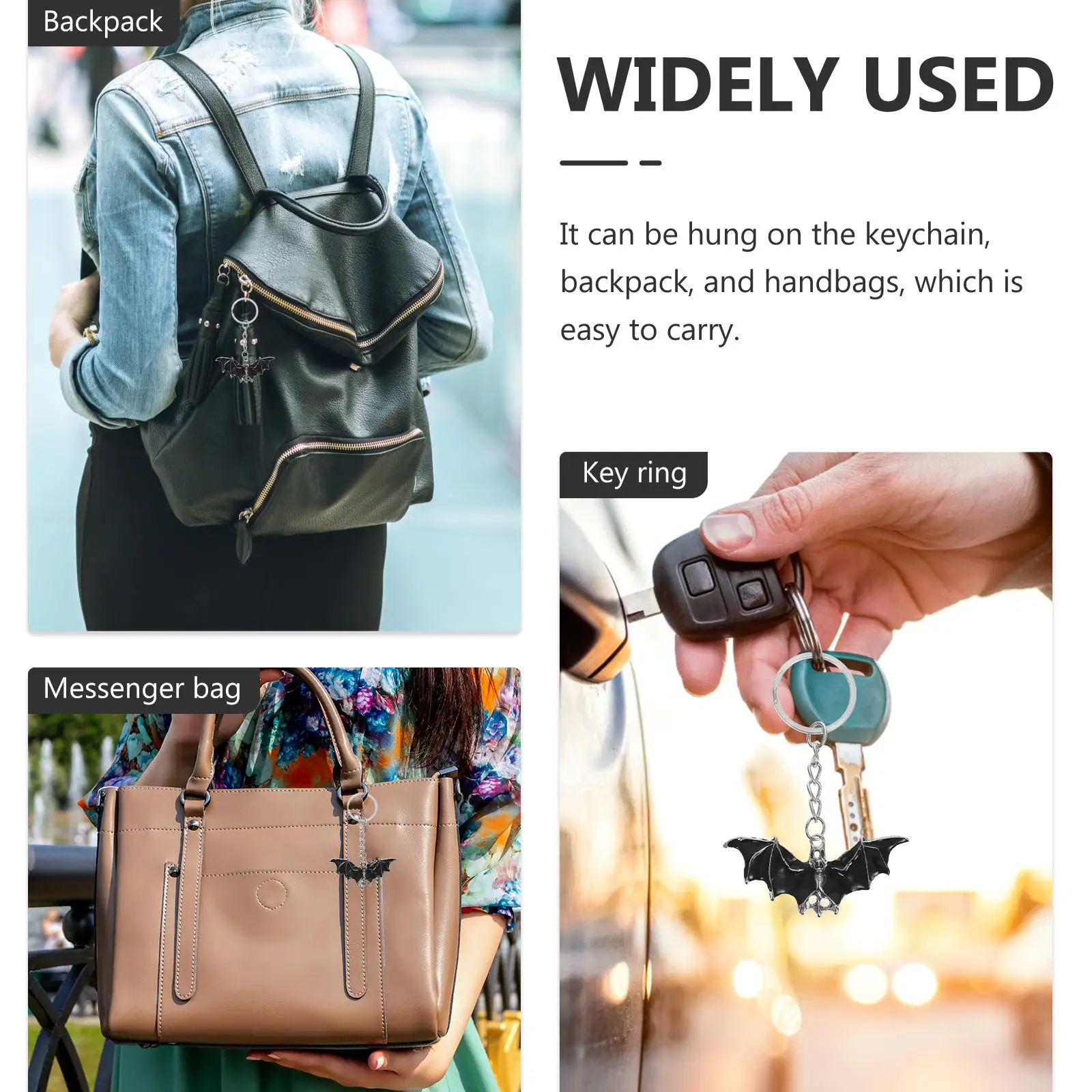6 Pcs Keychain Pendant Halloween Key Ring Decor Decorative Metal Backpack Hanging Ornament Gifts for Bag Necklace
6 Pcs Keychain Pendant Halloween Key Ring Decor Decorative Metal Backpack Hanging Ornament Gifts for Bag Necklace